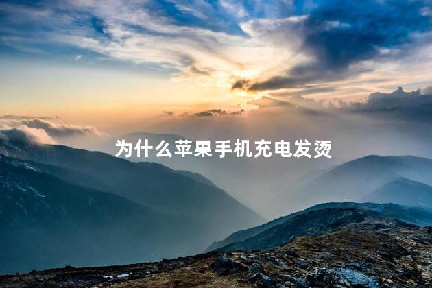 为什么苹果手机充电发烫