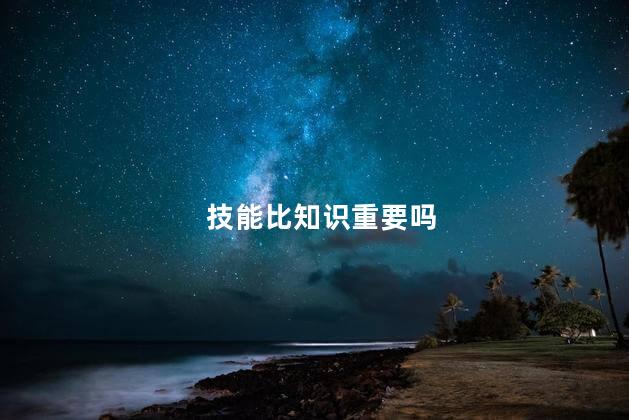 技能比知识重要吗