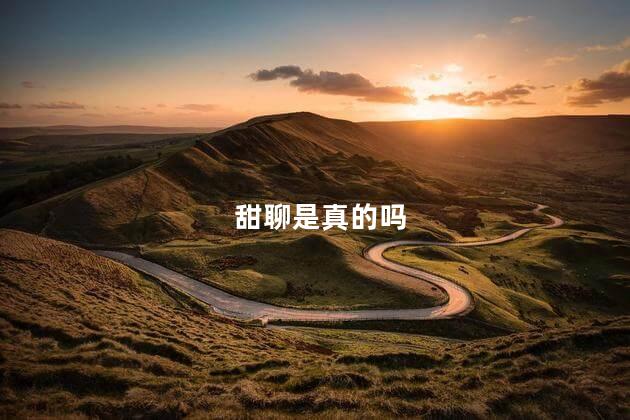 甜聊是真的吗