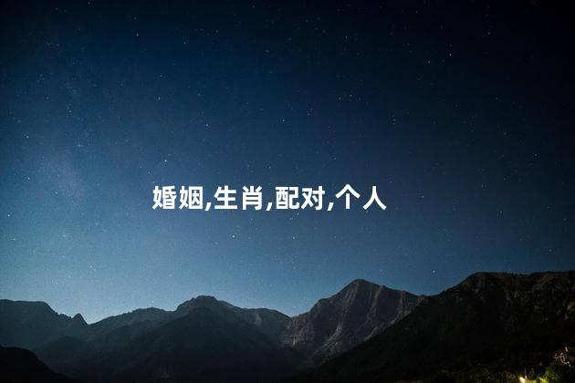婚姻,生肖,配对,个人