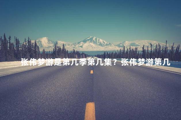 张伟梦游是第几季第几集？张伟梦游第几季第几集：新标题刷新悬疑巅峰