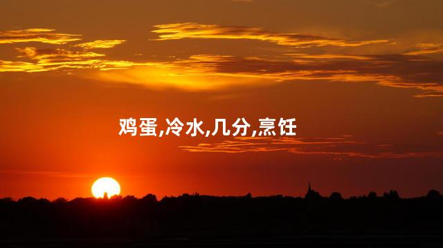 鸡蛋,冷水,几分,烹饪